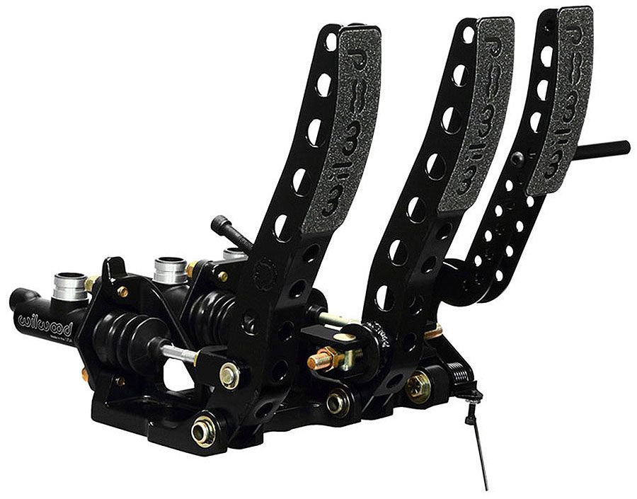 Wilwood 3 Pedal Floor Mount Assembly with Throttle WB340-12411 - Prolink Performance