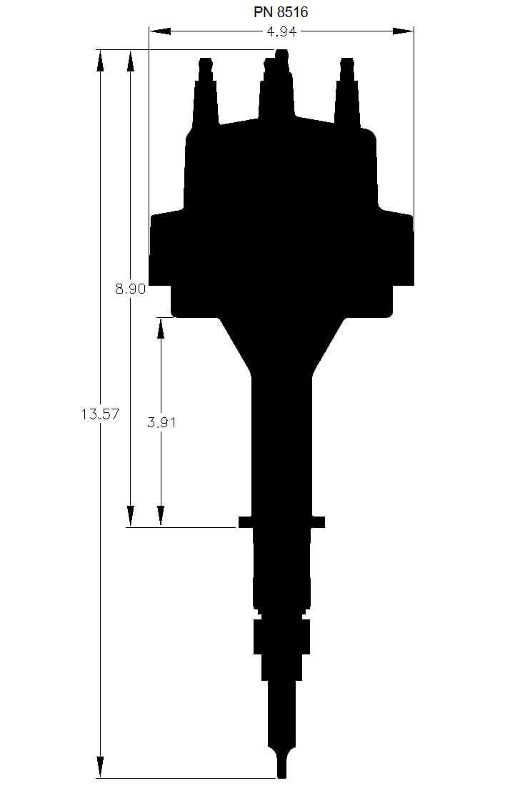 MSD Pro-Billet Distributor MSD8516 - Prolink Performance