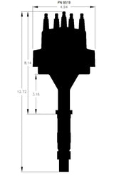 MSD Pro Billet Distributor MSD8519 - Prolink Performance