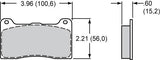 Wilwood PolyMatrix Brake Pad Set with Q Compound WB15Q-7268K - Prolink Performance