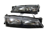 JDM Black OE Headlights for 1996-1998 Nissan S14 Silvia 200SX S2 Head lights
