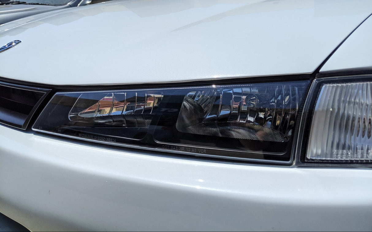 JDM Black OE Headlights for 1996-1998 Nissan S14 Silvia 200SX S2 Head lights