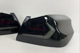 V5 Smoke Black Full LED Tail lights Dynamic Indicator for 15-21 Subaru WRX STI taillights