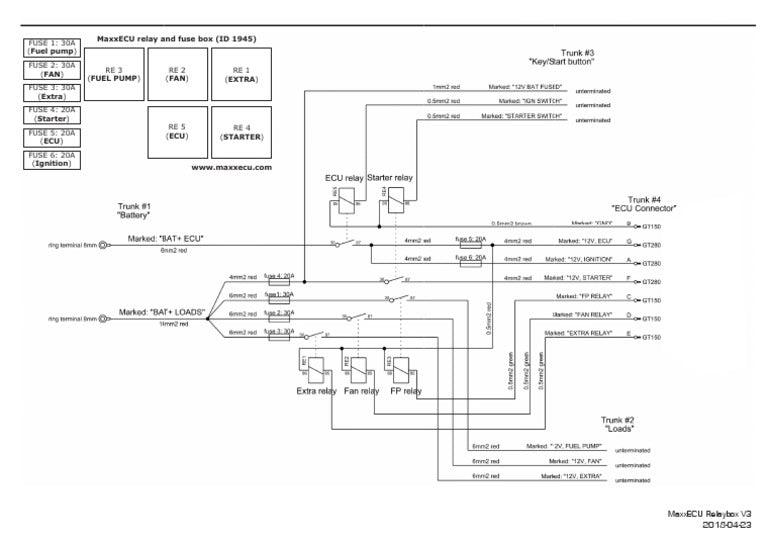 MaxxECU relay and fuse box - Prolink Performance