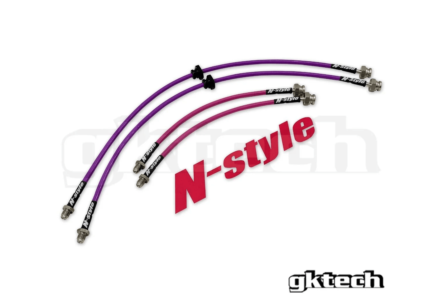 N-STYLE S13/S14/S15 TO Z32/SKYLINE CONVERSION BRAIDED BRAKE LINESgktechProlink Performance
