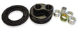 Aeroflow Billet Oil Filter Block Adapter Universal fitment, -8 ORB ports, Black anodised finish AF64-2076 - Prolink Performance