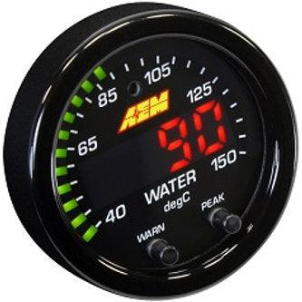 AEM X-Series Water/Transmission/Oil Temperature Gauge 40-150C, - Prolink Performance
