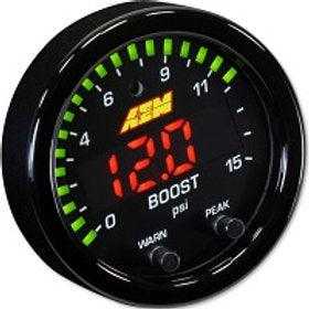 AEM X-Series Boost / Fuel Pressure Gauge 0~15PSI - Prolink Performance