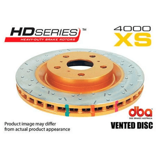 Ford Ranger PX1, PX2, PX3 Front Brake Rotor - DBA 4000 Cross Drilled &Prolink Performance