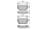 Nissan Skyline Rear Brake Pads - DBA Street Performance DB1220SP - Prolink Performance