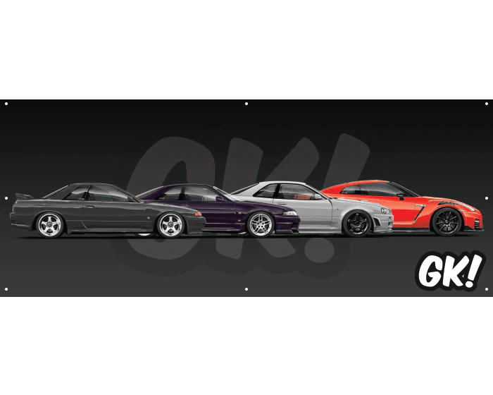 Gktech R-Chassis Garage Banner (Nobori) - Prolink Performance