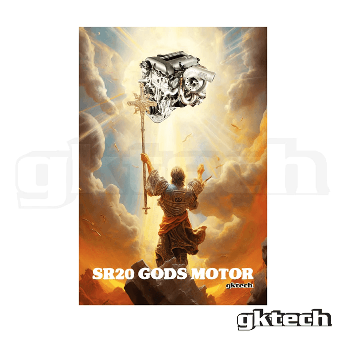 Gktech SR20 "Gods Motor" Garage Banner - Prolink Performance