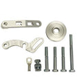 Yelsha D, V2 Alternator Bracket Only, Suits RB20, RB25, RB26, 140A@3000RPM (SILVER) - Prolink Performance